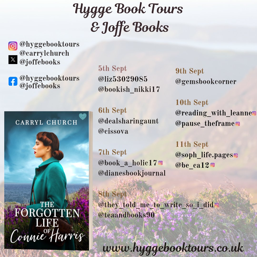hyggebooktours's tweet image. "The writing style was easy to read and immersive and I couldn't put this down."

Amazing review and more to come today for @CarrylChurch ❤️

Taking over tomorrow we have @teaandbooks90 🎊

@JoffeBooks 🥰