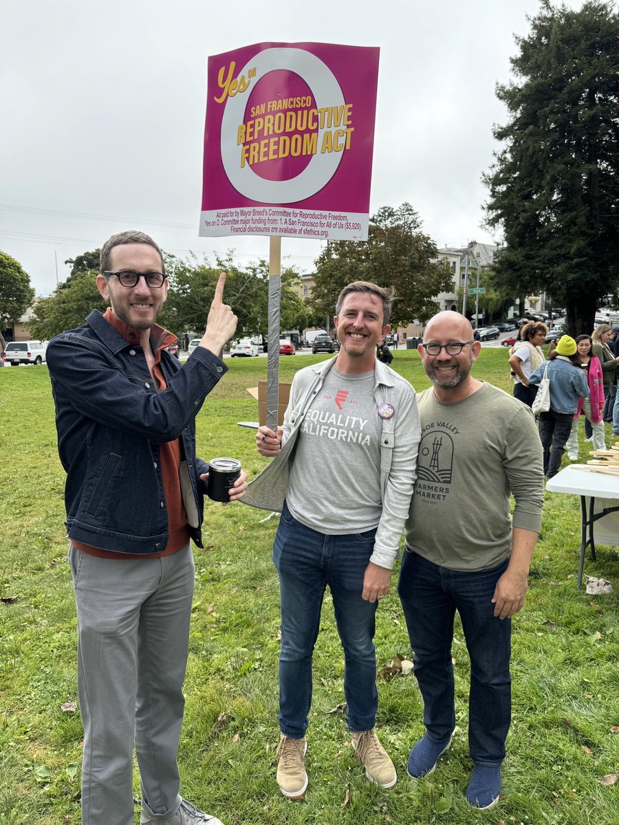 SFDemocrats's tweet image. Today is a good day to make sure you tell all your friends about #YesOnO and ensuring San Francisco is doing everything it can to protect #ReproductiveFreedom! 
sfreprofreedom.com