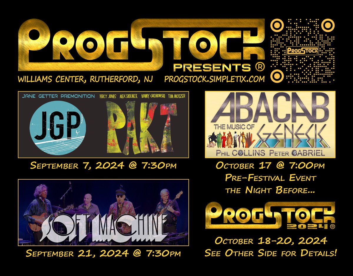 Bittersweet News from ProgStock HQ - Only 6 weeks left until the first beat drops! Do you have your passes yet? Plus, if you aren't in Rutherford today, you can still livestream Jane Getter and PAKT tonight on StageIt. - mailchi.mp/b8ead81c351f/b…