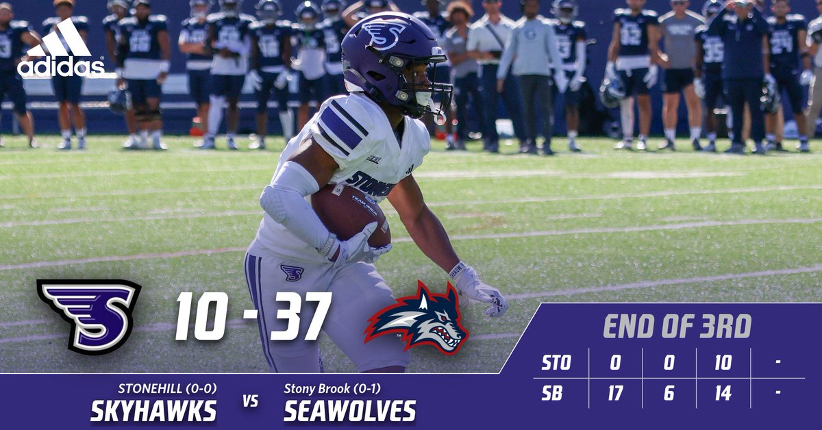 Stonehill Football #DIG (@stonehillfb) on Twitter photo THROUGH THREE ON LONG ISLAND...
<a href="/StonehillFB/">Stonehill Football #DIG</a> gets on the scoreboard, keyed by 1⃣0⃣9⃣ all-purpose from Kyree Drake
#NECFB | #GoHill THROUGH THREE ON LONG ISLAND...
<a href="/StonehillFB/">Stonehill Football #DIG</a> gets on the scoreboard, keyed by 1⃣0⃣9⃣ all-purpose from Kyree Drake
#NECFB | #GoHill