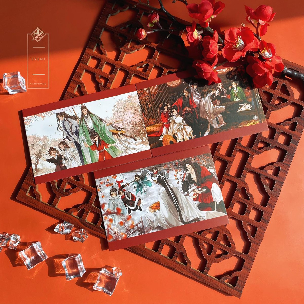 salad4sGO's tweet image. 👑 MXTX GIVEAWAY 👑

👑 MXTX New Year Collection postcards &amp;amp; MXTX Clow Cards
🌎 Intl ok, ship via US post
🗓️ 1 winner + 1 additional winner per every 100 entries. End on 9/16

Enter by:
- RT
- Follow @camphongbooks 
- Optional: comment some fun fact abt MXTX or MXTX works
