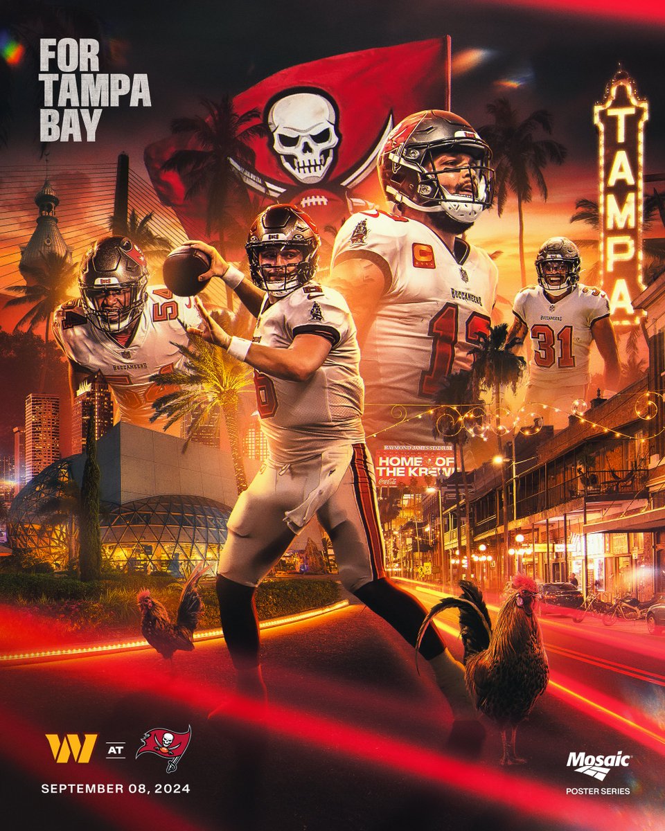 Buccaneers's tweet image. It starts today. For Tampa Bay.