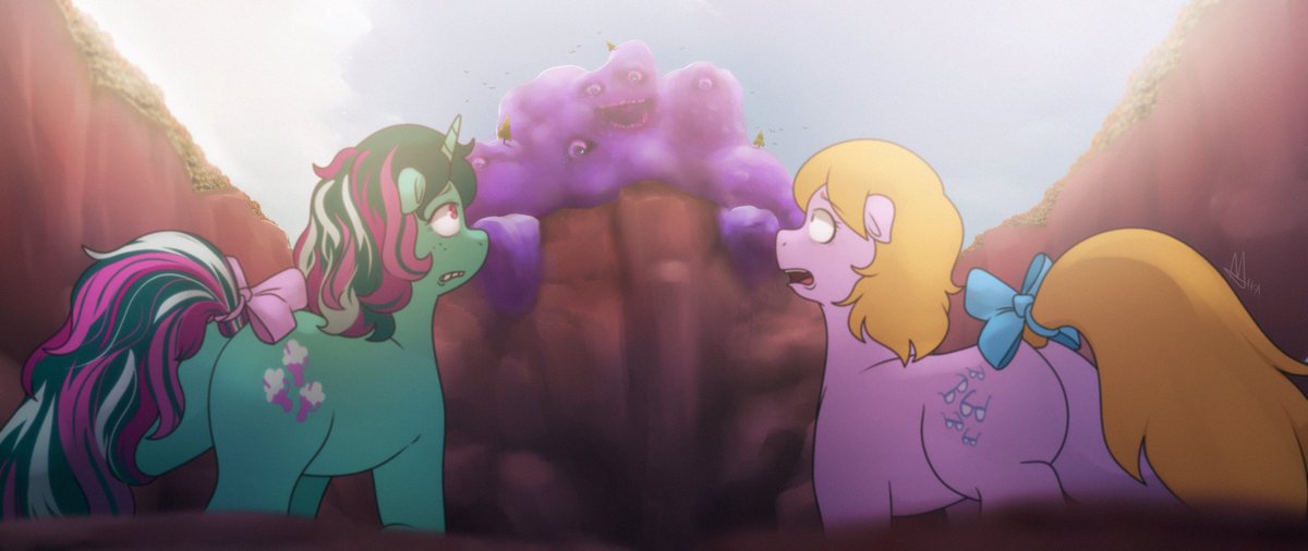 some fanart for <a href="/scootertrix/">Scootertrix Studios</a> G1 parodies!
#MLP #mylittlepony
