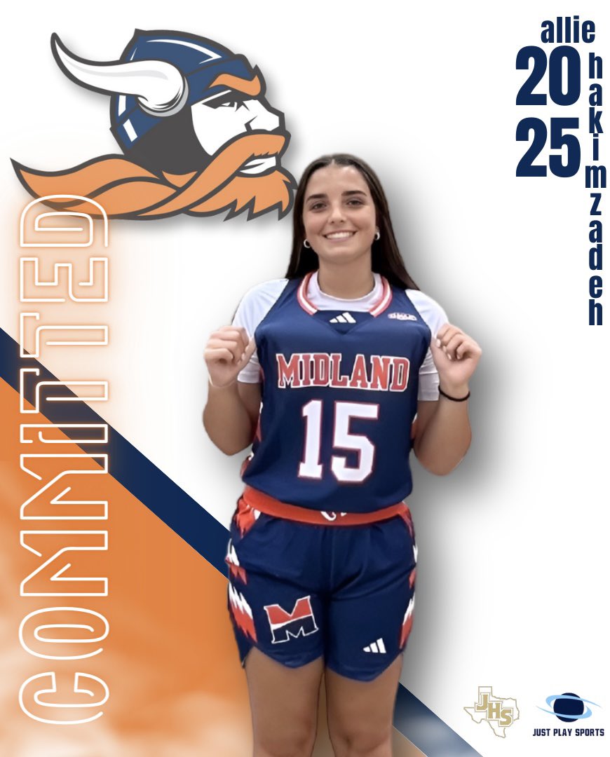 Allie Hakimzadeh2025 (@alliehakimzadeh) on Twitter photo Iβm so excited and blessed to announce my verbal commitment to continue my basketball career at <a href="/Midland_WBB/">Midland WBB</a>! Thank you Coach Burks and <a href="/laskey25/">Jazmyne Laskey</a> for believing in me. Big shoutout to all my coaches and my family for the support and sacrifice through the years!!
#alwaysawarrior Iβm so excited and blessed to announce my verbal commitment to continue my basketball career at <a href="/Midland_WBB/">Midland WBB</a>! Thank you Coach Burks and <a href="/laskey25/">Jazmyne Laskey</a> for believing in me. Big shoutout to all my coaches and my family for the support and sacrifice through the years!!
#alwaysawarrior