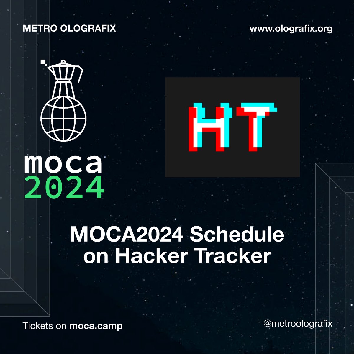 MetroOlografix's tweet photo. 🚨 Il programma del #MOCA2024 e ora su #HackerTracker! 🚨
📅 Scopri tutto su:
🌐 Sito MOCA: https://t.co/A2gEKkyW9d
🔗 HackerTracker: https://t.co/dOtmXVW3SV
📲 Android: Google Play
📲 iOS: App Store
Grazie infinite al team di Hacker Tracker di @defcon Hacking Conference! 👾 https://t.co/BrCSl6ibZR