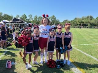 Surprised some previous students on this beautiful day. Watched  them cheer this morning.