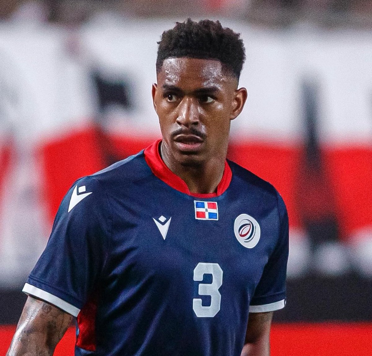 LufcZovic's tweet image. Left back for Leeds. Striker for Dominican Republic 🇩🇴 

We know who our 🐐 is. #LUFC