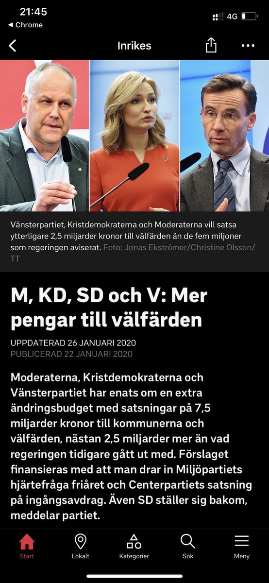FridaGunnarsson's tweet photo. Minnas ni januari 2020? 

Knappt jag heller men en sak jag kommer ihåg var att det _absolut_ viktigaste var att öka statsbidragen. Det var så viktigt för tre av de nuvarande partierna i regeringsunderlaget att man t o m gjorde upp med V. Idag låter det minst sagt annorlunda. https://t.co/Tx1PPPzJWD