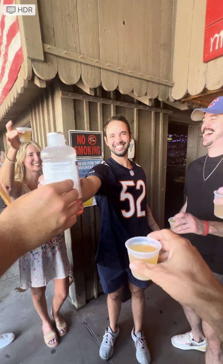 Dalton_Kates's tweet image. Tyler: “We’re all takings shots”

*proceeds to buy 10 shots for the crew* 

He dished out all the shots and takes a fat pull of Pedialyte without taking one for himself. 

Just a stand up guy all around