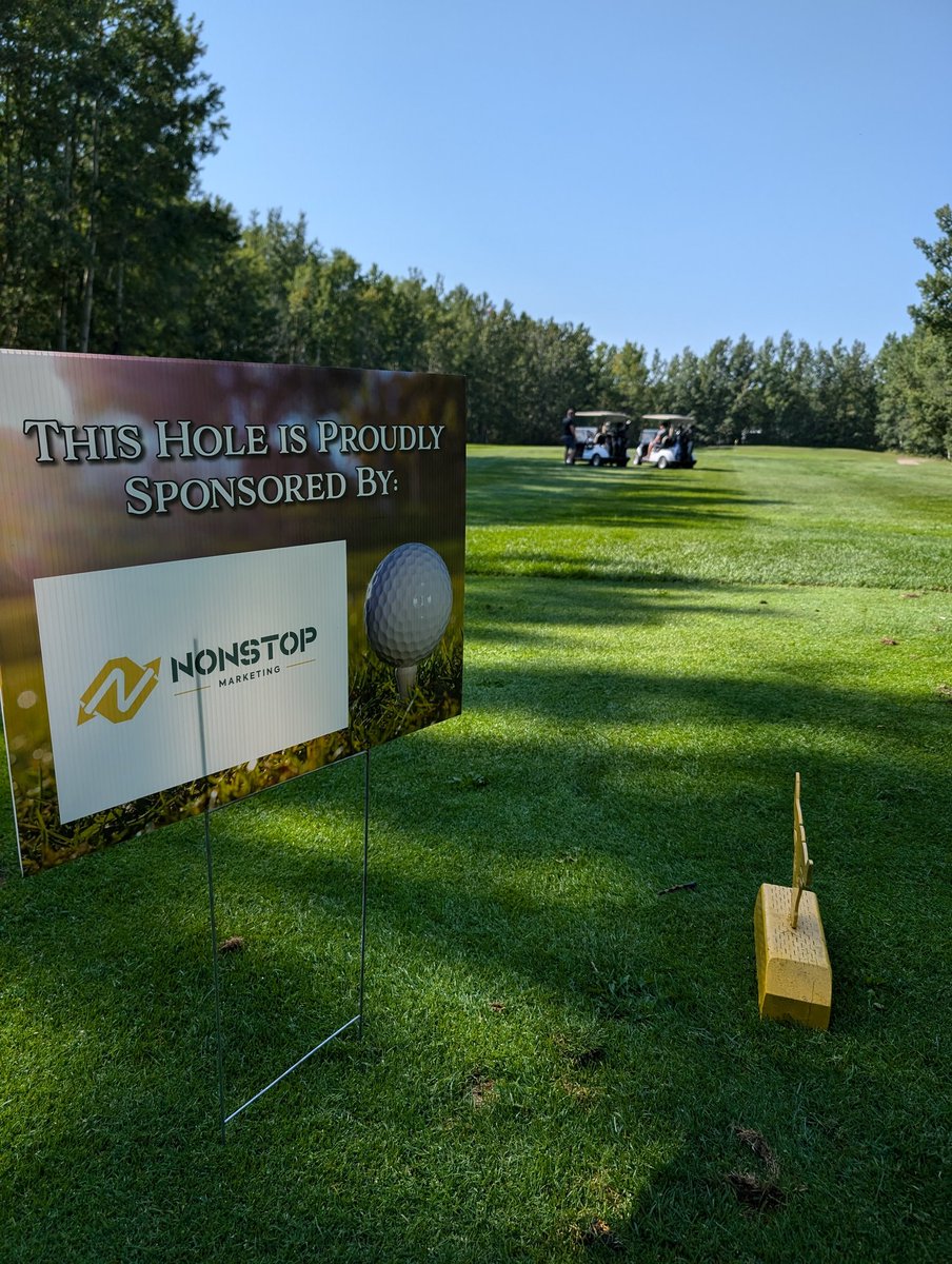Thank you to nonstop marketing (nonstopmarketing.ca) for your hole sponsorship!