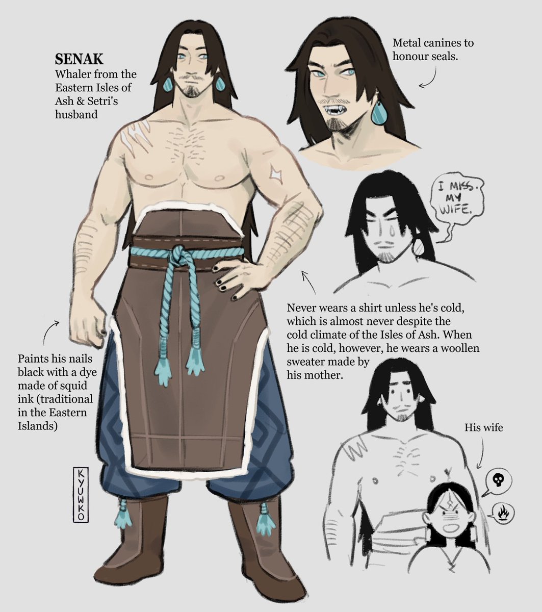 kyuwko's tweet image. setri&apos;s husband &amp;lt;3 #pathfinder2e #dndart #ocart