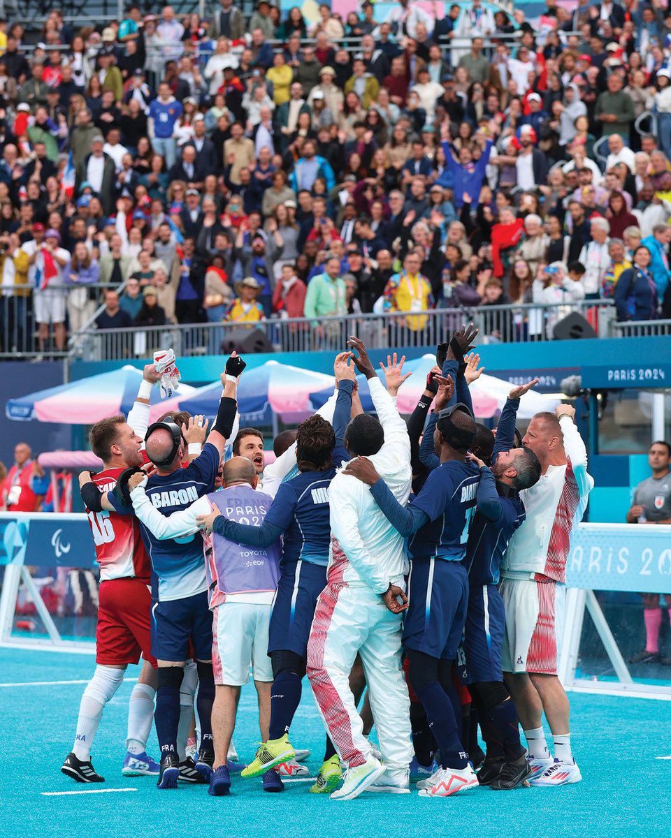 La France est en OR ! Toutes mes félicitations à notre confrère Gaël Rivière et à l'équipe de France de Cécifoot pour leur performance historique durant ces Jeux de Paris ! Quelle fierté !