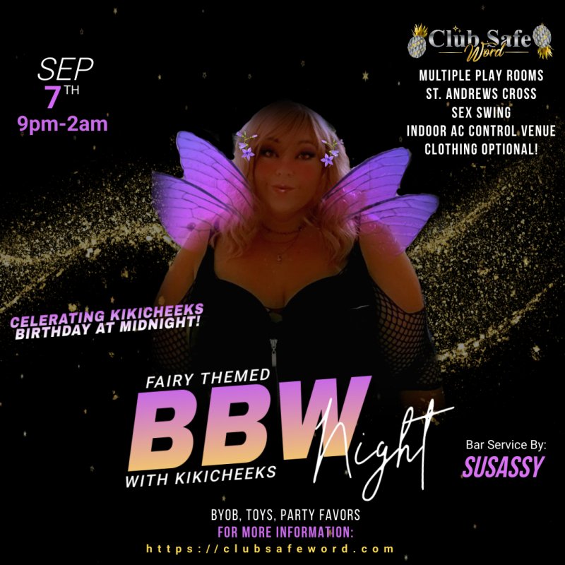 ClubSafeWord's tweet photo. Celebrating Kiki cheeks birthday tonight at CSW! Tickets available at https://t.co/OBocoJ8DGS
Midnight celebration birthday song! https://t.co/QmuEUnvVdm