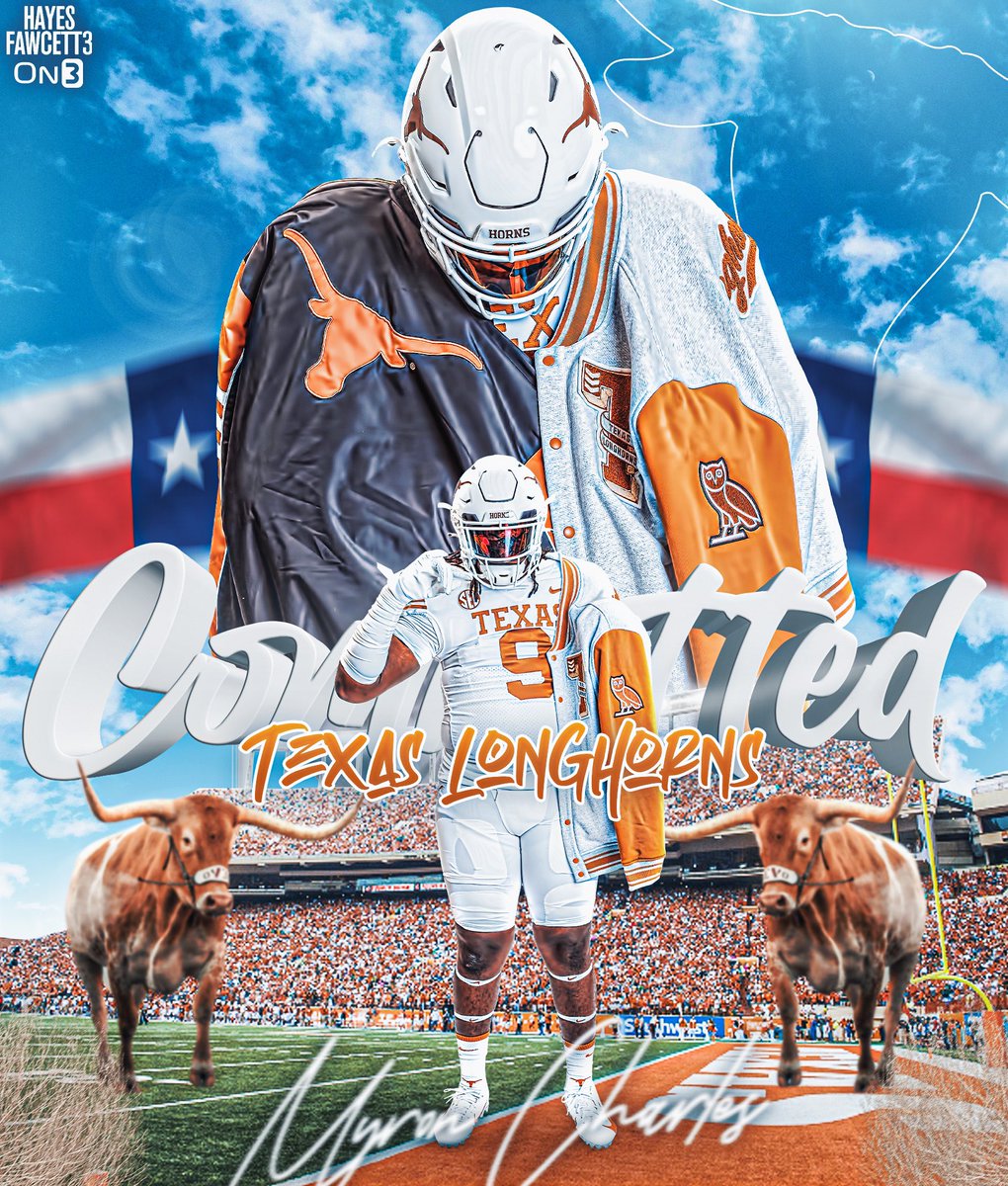 BREAKING: Four-Star DL Myron Charles has Flipped his Commitment from Florida State to Texas, he tells me for @on3recruits

The 6’4 290 DL from Port Charlotte, FL had been Committed to the Seminoles since June

Ranked as the No. 4 DL in ‘25 (per On3)

on3.com/db/myron-charl…