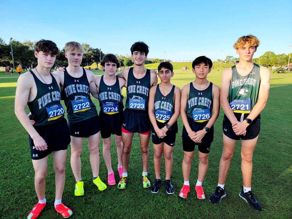 pinecresttrack's tweet image. Boys finish 7th out of 30+ teams at Estero DDD Sommer Invite.  Lucien Bret led the way in 39th, 18:34, on this tough course!  #PCXCountry #PCTrack #PCAthletics #PCPanthers
#PCAlumni