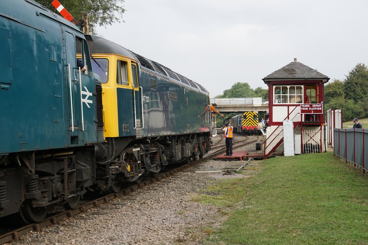 AndyChard1's tweet image. As well as all the Type 5s at the @GBRailfreight gala on the @N_V_R this weekend, there&apos;s plenty of BR-era traction too. Here&apos;s 45041, 47727, 08632 &amp;amp; D9529 at Orton Mere, which are all in action again tomorrow.