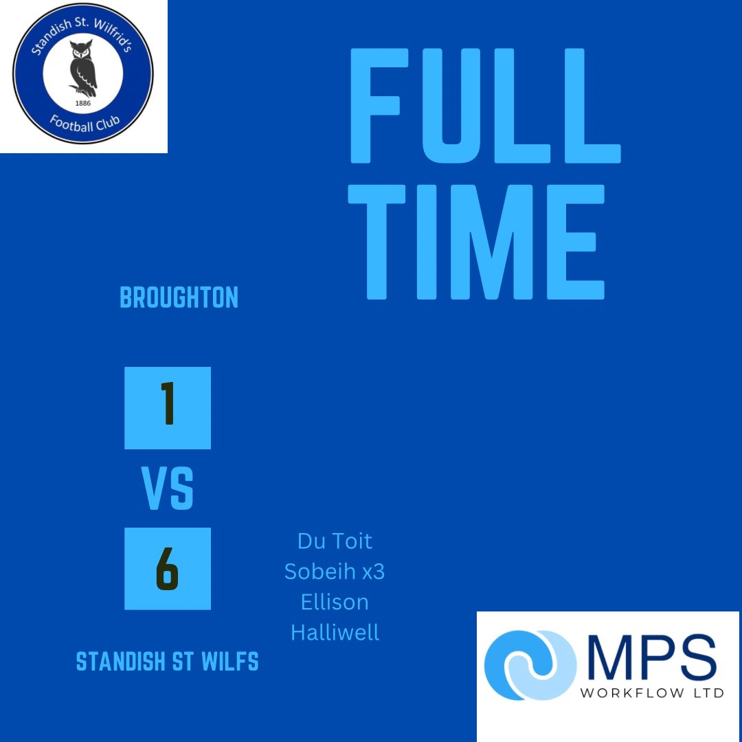 A fantastic afternoon for both sides today. Our first team continued their impressive start to the season with a 6.1 win against <a href="/BroughtonAFC/">Broughton Amateurs</a> . Goals from <a href="/Johandutoit56/">JDT</a> , <a href="/SamirSobeih/">Samir Sobeih</a> x3, <a href="/RossEllison7/">Ross Ellison</a> and Louis Halliwell 

#UTW🦉