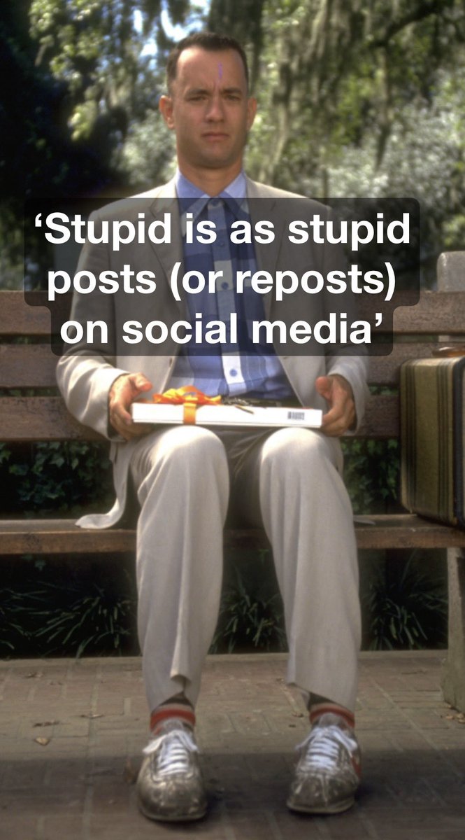 bzh102's tweet image. Forrest Gump’s famous quote needs a little update for the 21st-century!! Especially for the coming 2024 presidential election!!

#DumbPosts
#InternetHumor
#MemeCulture
#SocialMediaProblems 
#StupidPost 
#MemeOfTheDay 
#InternetTrends 
#2024Election 
#2024PresidentialElection