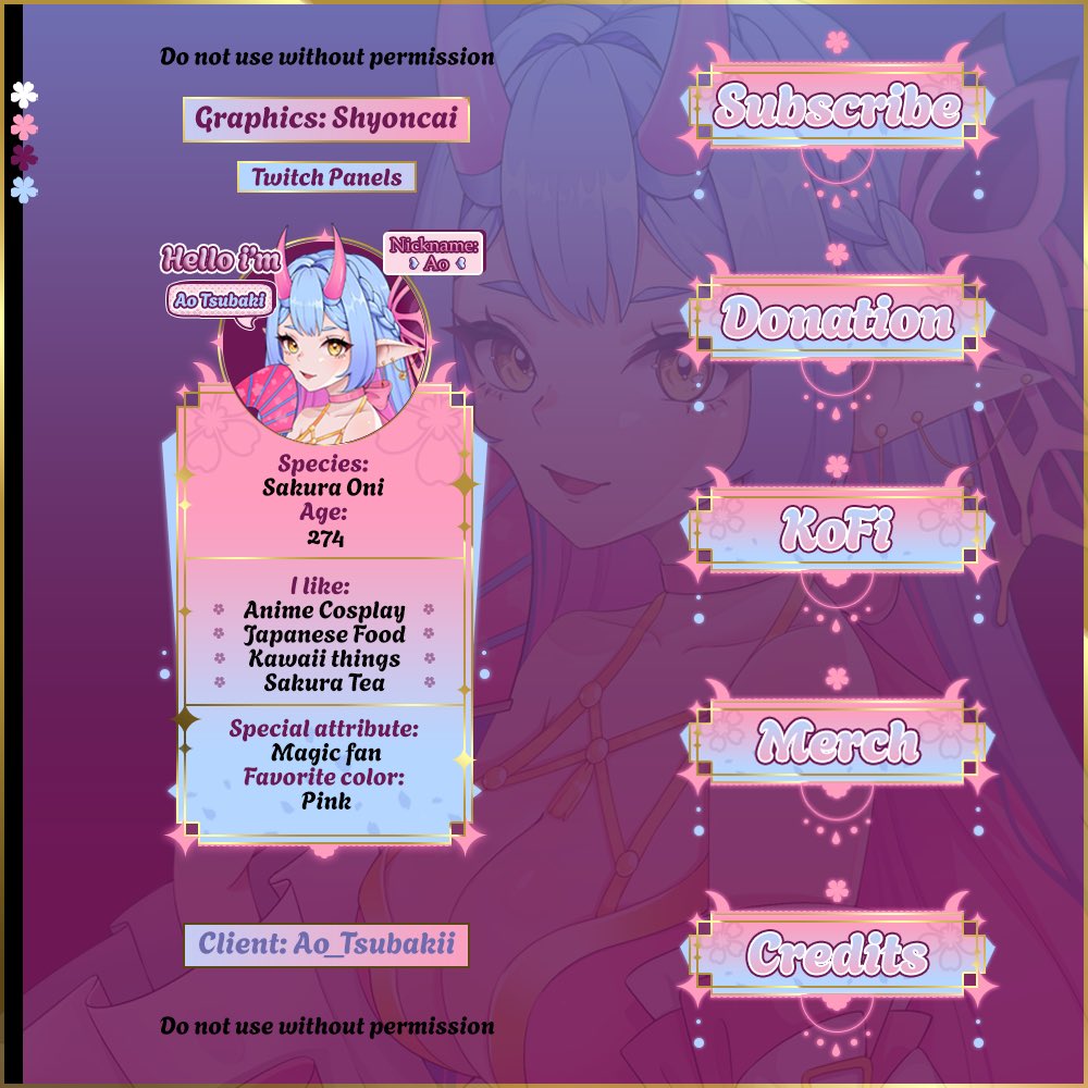 ShiyoVT's tweet photo. ♡ ∩_∩
(„• ֊ •„)♡
 ̄U U ̄ ̄ ̄ ̄ ̄ ̄ ̄ ̄ ̄
Panels ✿ Showcase
 ̄ ̄ ̄ ̄ ̄ ̄ ̄ ̄ ̄ ̄ ̄ ̄
𝒄𝒍𝒊𝒆𝒏𝒕:
˚ʚ♡ɞ˚ 『 @ao_tsubakii 』˚ʚ♡ɞ˚
❤︎ + ↻ 𝒂𝒓𝒆 𝒘𝒆𝒍𝒄𝒐𝒎𝒆!
⋆˚✿˖ https://t.co/8HuhLDti6G
#VtuberAssets
#ONCAIDESIGN
#VGenComms https://t.co/vKtOWYZgku