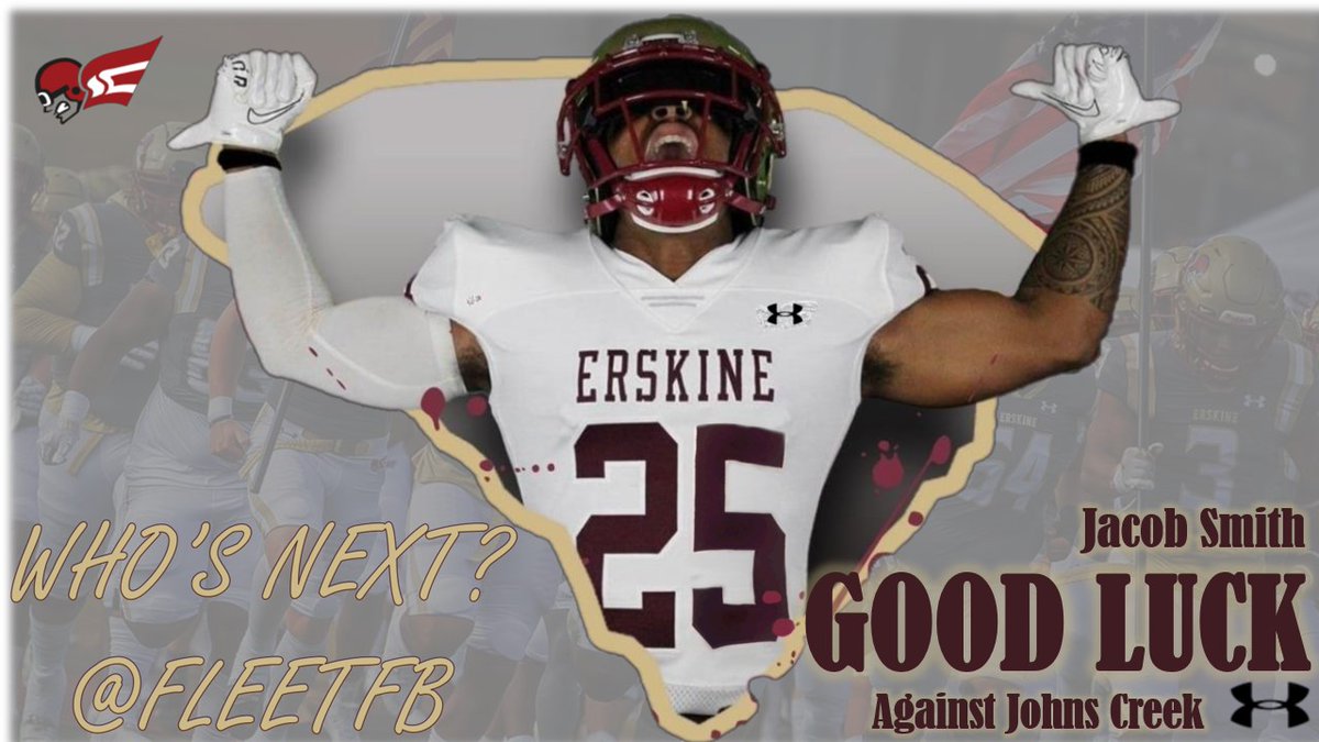 Jacob Smith (@jacobts_kmhsfb) on Twitter photo Thank you <a href="/CoachTerryAnton/">Coach Anton</a> and <a href="/FleetFB/">Erskine Football</a> for the support. Can't wait to watch at home tonight. Go Flying Fleet!!!
<a href="/BryanNewhouse10/">Coach Newhouse</a> <a href="/CoachCarmean/">Caleb Carmean</a> <a href="/adammwilson/">Adam Wilson</a> <a href="/pbyoung77/">Coach Brian Young</a> <a href="/KMHS_FootballGa/">𐂃 𝙆𝙈𝙃𝙎 𝙁𝙊𝙊𝙏𝘽𝘼𝙇𝙇 🏔️🔨</a> <a href="/RecruitGeorgia/">Recruit Georgia</a> <a href="/NwGaFootball/">NwGa Football</a> <a href="/Velocity_FB/">Velocity Football Academy™</a> <a href="/RustyMansell_/">Rusty Mansell</a> <a href="/JeremyO_Johnson/">Jeremy Johnson</a> Thank you <a href="/CoachTerryAnton/">Coach Anton</a> and <a href="/FleetFB/">Erskine Football</a> for the support. Can't wait to watch at home tonight. Go Flying Fleet!!!
<a href="/BryanNewhouse10/">Coach Newhouse</a> <a href="/CoachCarmean/">Caleb Carmean</a> <a href="/adammwilson/">Adam Wilson</a> <a href="/pbyoung77/">Coach Brian Young</a> <a href="/KMHS_FootballGa/">𐂃 𝙆𝙈𝙃𝙎 𝙁𝙊𝙊𝙏𝘽𝘼𝙇𝙇 🏔️🔨</a> <a href="/RecruitGeorgia/">Recruit Georgia</a> <a href="/NwGaFootball/">NwGa Football</a> <a href="/Velocity_FB/">Velocity Football Academy™</a> <a href="/RustyMansell_/">Rusty Mansell</a> <a href="/JeremyO_Johnson/">Jeremy Johnson</a>