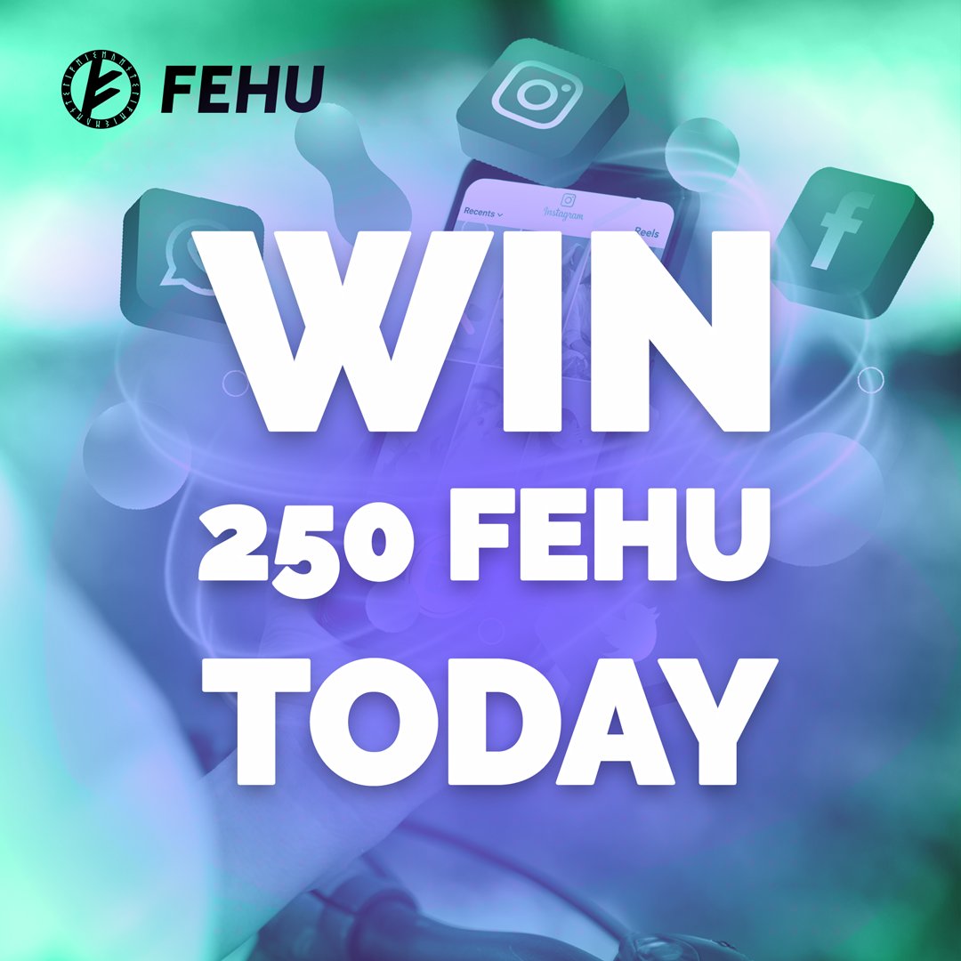 viking_fehu's tweet photo. 🎉 Win 250 FEHU – 20 Winners Today! 🎉
Share your thoughts on what you expect from a fair ticketing platform like Viking Fehu. Post on X, Facebook, Instagram, or Telegram. Include 3 hashtags: #FEHU #FairTicketing #LifeIsEvents. https://t.co/DqQDdRFVIa