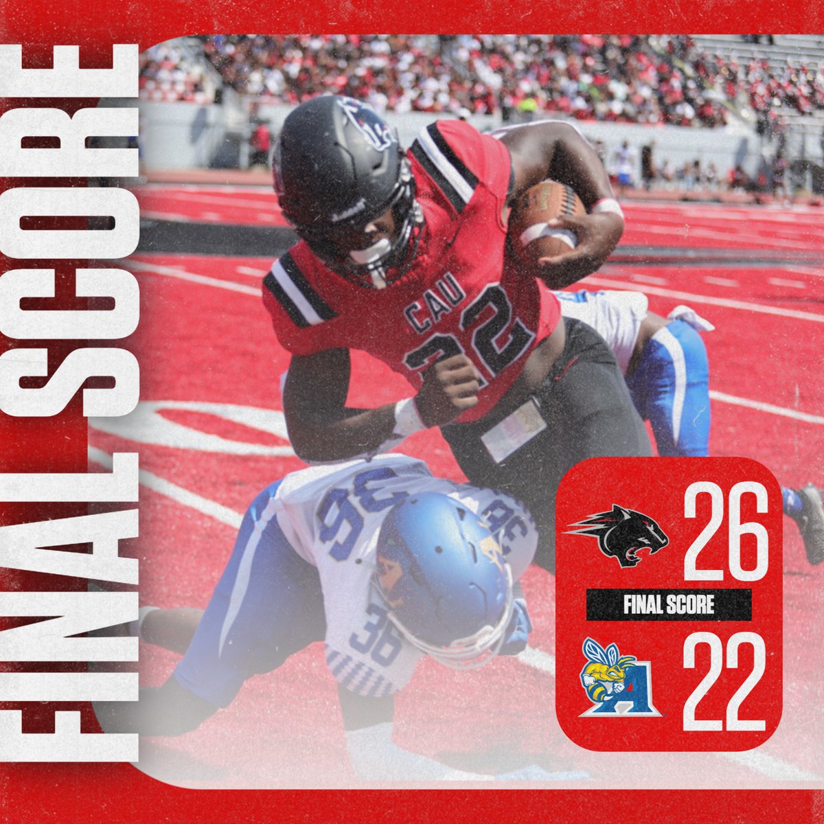 𝐁𝐀𝐂𝐊 𝐓𝐎 𝐁𝐀𝐂𝐊 𝐃𝐔𝐁𝐒! 🏈🔥🐾

The Panthers take down Allen to move to 2-0 on the season! 

#GoPanthers🐾 | #WeAreCAU | #BeTheReason