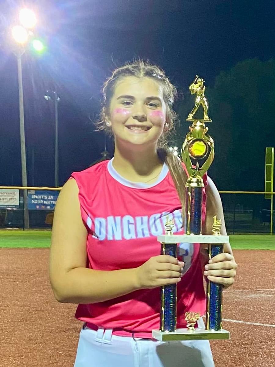 Riley Keegan (@rileykeegan44) on Twitter photo My team and I just wrapped up our first week of games, and came out parkway tournament champs! Super proud of my team!
Some stats:
Batting AVG: .562
OPS: . 1.275
Along with 9 hits.
<a href="/pwestsoftball/">Longhorn Softball</a> <a href="/ClarkSluggers/">Louisville Sluggers - Clark</a> My team and I just wrapped up our first week of games, and came out parkway tournament champs! Super proud of my team!
Some stats:
Batting AVG: .562
OPS: . 1.275
Along with 9 hits.
<a href="/pwestsoftball/">Longhorn Softball</a> <a href="/ClarkSluggers/">Louisville Sluggers - Clark</a>