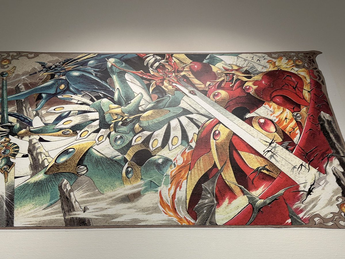knife_semi's tweet photo. CLAMP展行きました https://t.co/pw7LeRQQba