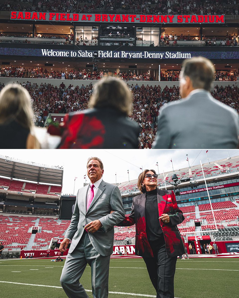 🏟️ Saban Field 

(📸 <a href="/AlabamaFTBL/">Alabama Football</a>)