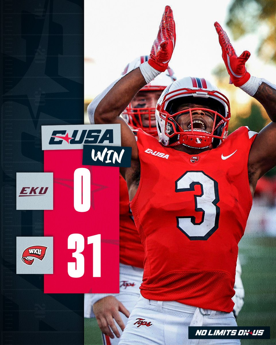 Shut 'em out even in the red jerseys 😏🔴

<a href="/WKUFootball/">WKU Football</a> | #NoLimitsOnUs