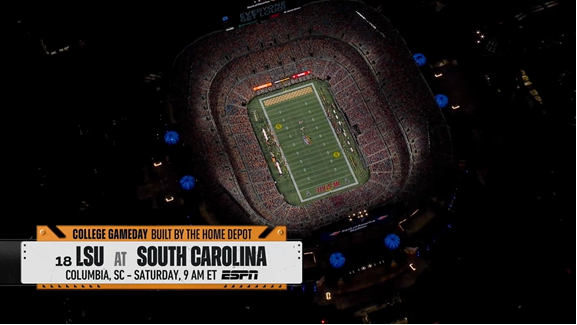 bhofheimer_espn's tweet photo. Just announced on ABC: ESPN's @CollegeGameDay is headed to Columbia, S.C. next week for @GamecockFB's game against LSU.

This will be South Carolina's first time hosting the show in a decade - since Sept. 2014. Congrats to @CoachSBeamer and the #Gamecocks. https://t.co/fc1bpwZZeL