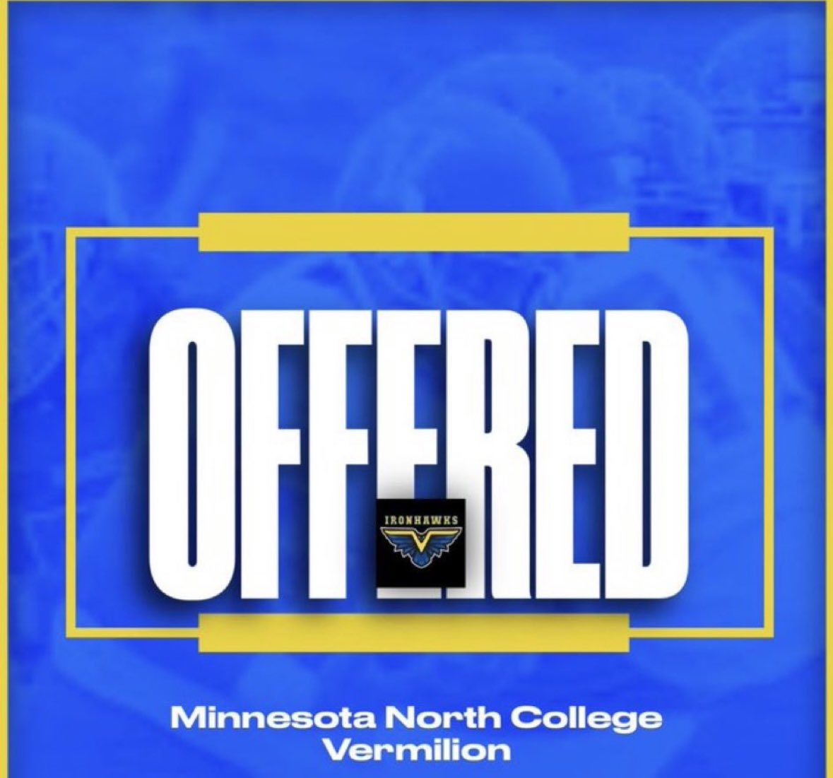 Kayden hunt (@kaydenhunt8) on Twitter photo Blessed to receive an offer from Minnesota vermillion college <a href="/TornadoFB941/">BookerFB941</a> <a href="/CoachLittles/">Coach Littles</a> <a href="/1CoachCollins/">Matthew Collins</a> Blessed to receive an offer from Minnesota vermillion college <a href="/TornadoFB941/">BookerFB941</a> <a href="/CoachLittles/">Coach Littles</a> <a href="/1CoachCollins/">Matthew Collins</a>