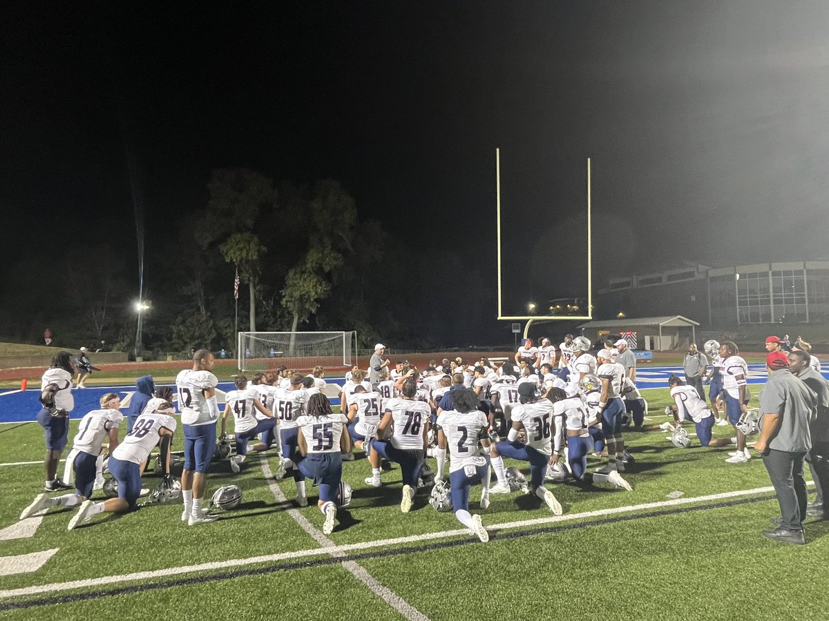 Great team WIN!!! 69-7!!! 1-0! #T3