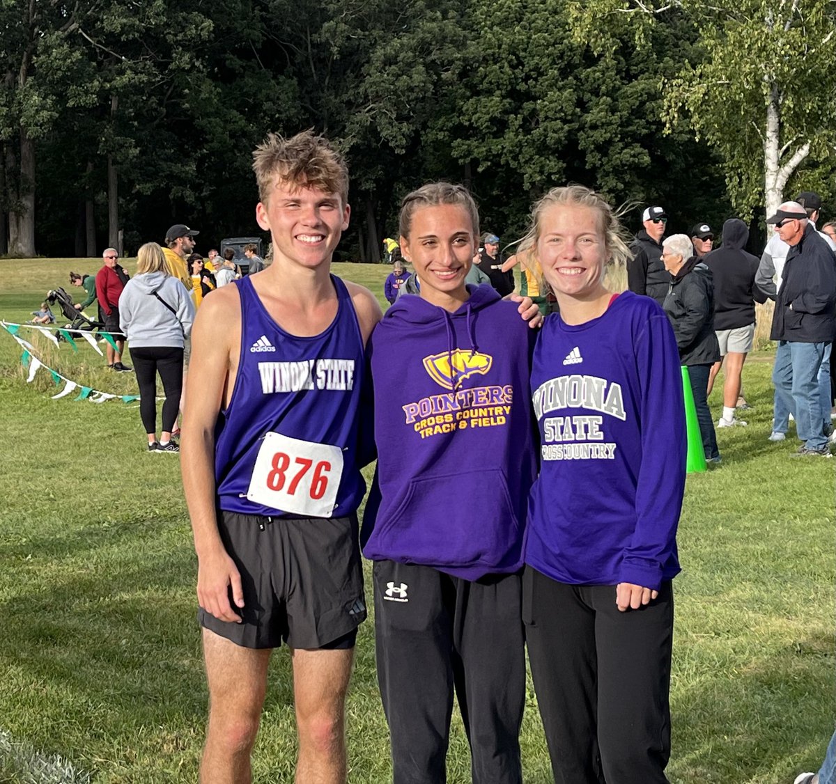 Great start to the XC season for three of our Alumni at the Green Bay Open! live.onyourmarkstiming.com/meets/39975
