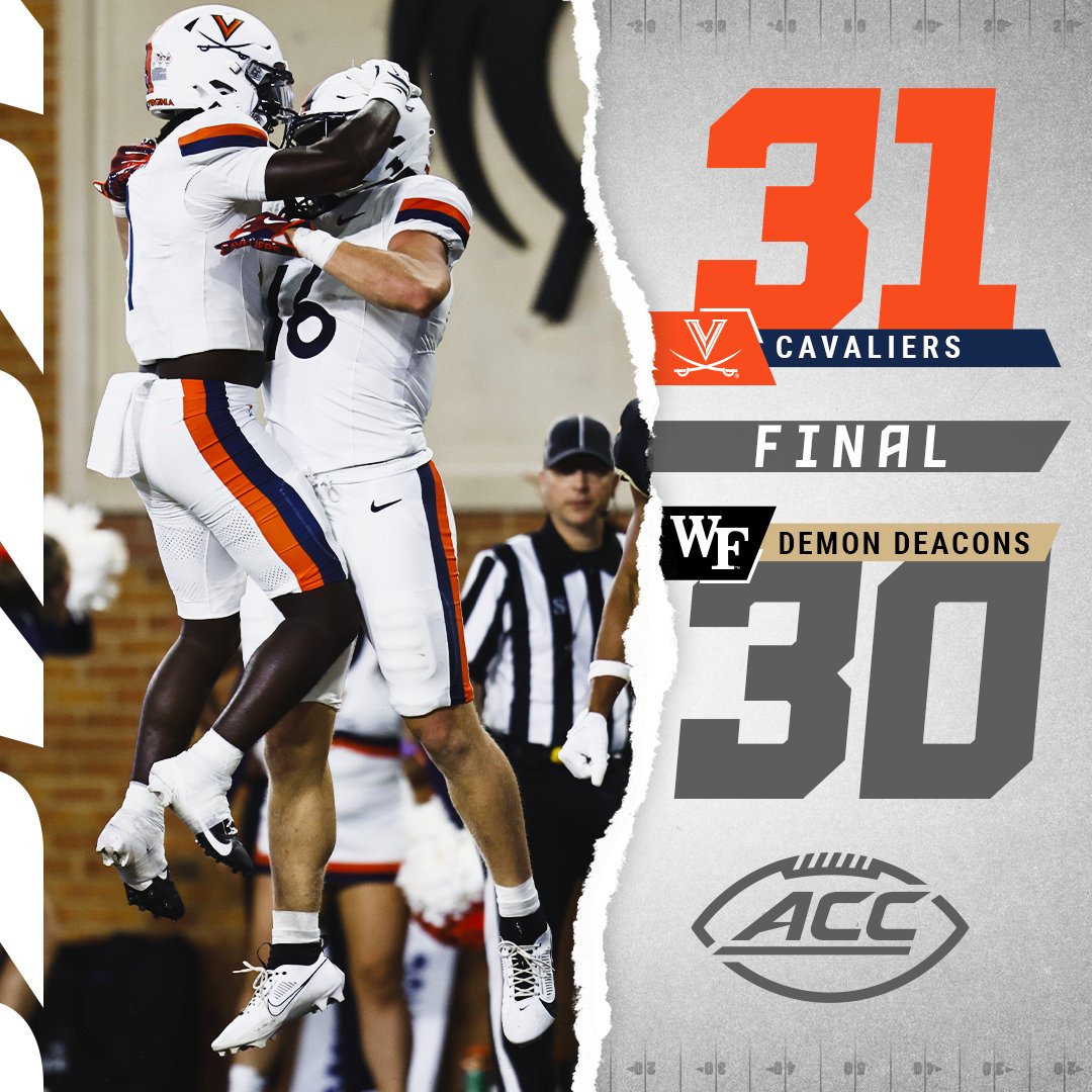 Virginia comes from behind to win! 🔶⚔️🔷