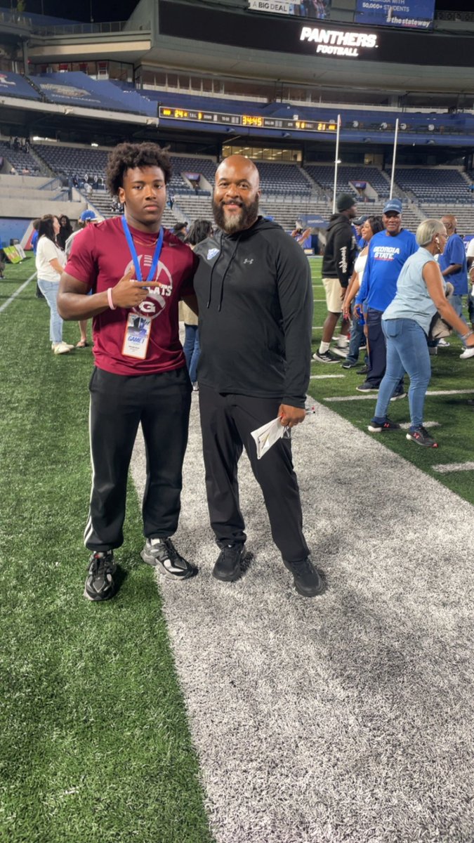 Had a GREAT time at <a href="/GeorgiaStateFB/">GSU Football</a> thanks coach <a href="/DellMcGee/">Dell McGee</a> <a href="/quonmarshall16/">Quon</a>  for having me! 🔵⚪️

<a href="/HallTechSports1/">Hall-Tech Sports</a> <a href="/GWildcatsfball/">GuntersvilleFootball</a>