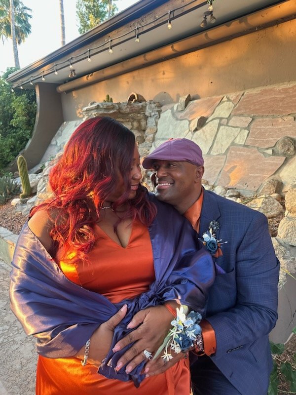 JamieDBenjamin's tweet photo. Perhaps the most incredible day of our lives. To Give our Blessing in giving away our 2nd oldest Daughter, Princess Jazmine to her Prince Boaz. #FathersHeart #Twobecomeone #Filledwithjoy #MyHeartisfull #MarriagePromise https://t.co/E5N3jfv5f5