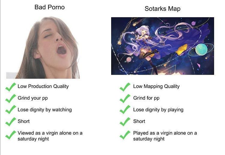 ekzrei's tweet image. ALL osu! players can AGREE these are the SAME thing! 😂