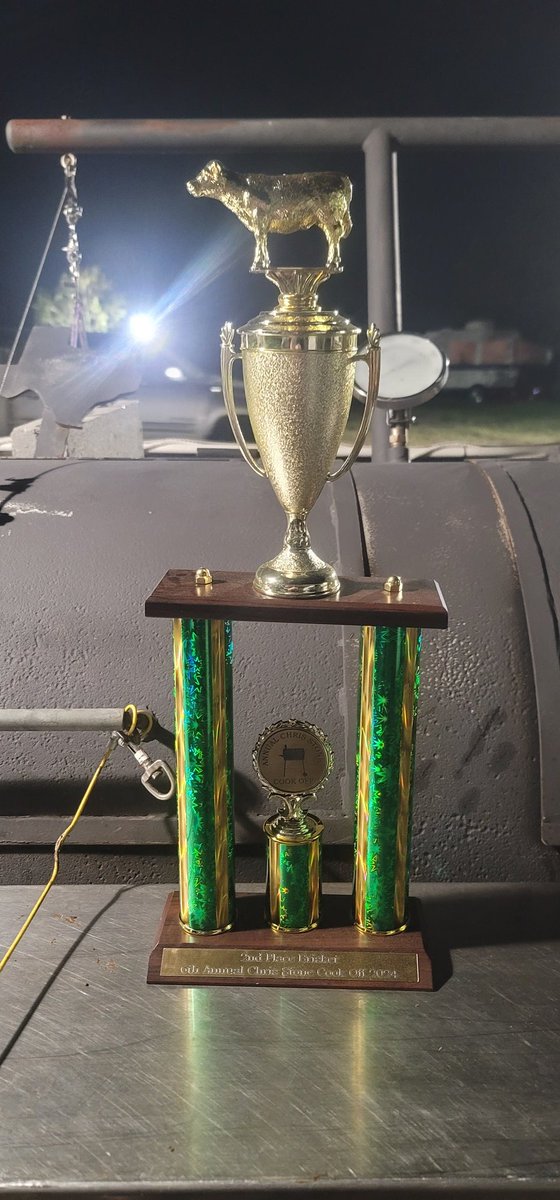 PoorBoyCookers's tweet image. $bbig #bbig to my BBIG family.
Poorboy Cookers my BBQ cook-off team down here in Texas took 2nd place Beef Brisket in a competition today.