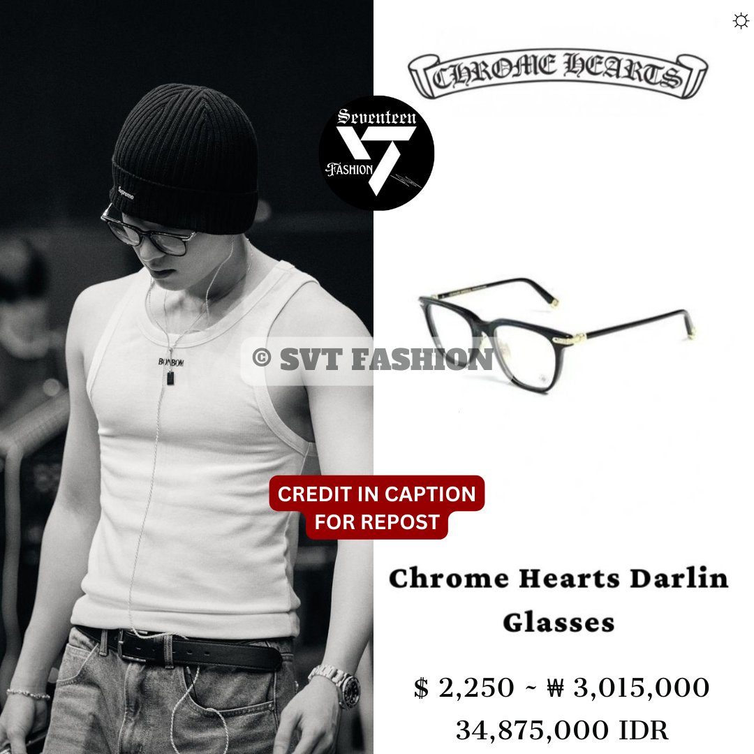 svt_fashion3's tweet photo. Wonwoo style in 2024 Lollapalooza Berlin Rehearsal Photo Sketch

1. Chrome Hearts Glasses
2. Bonbom Tank Top
3. Supreme Beanie

#17Wonwoo_Fashion #セブチ #Seventeen #세븐틴 #Wonwoo #원우 #ウォヌ #원우패션 #세븐틴패션 @pledis_17 @pledis_17jp https://t.co/ZitGIyGgel