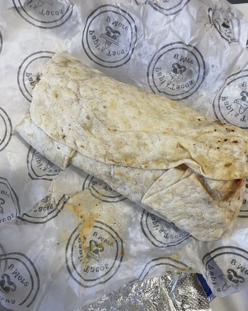 how2atomic's tweet image. Cheesy shrimp Hot Cheetos Burrito it’s SOOOOO good😭😭😭