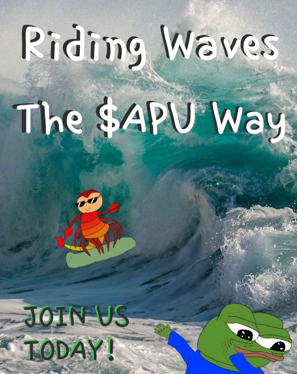 Sundae (@itsjustsundae) on Twitter photo 💦 Dive into the world of <a href="/Apuscoin/">Apu Apustaja</a> 🌎 
$APU is the #1 memecoin taking the crypto scene by storm!⚡️
Join our growing community & let's be frens! t.me/apuclub
Positive vibez 😎 LFG! #Memecoin #Crypto $APU $BTC $ETH $SOL $LINK $PEPE $DOGE $SHIB $NEIRO $GIGA #Trump 💦 Dive into the world of <a href="/Apuscoin/">Apu Apustaja</a> 🌎 
$APU is the #1 memecoin taking the crypto scene by storm!⚡️
Join our growing community & let's be frens! t.me/apuclub
Positive vibez 😎 LFG! #Memecoin #Crypto $APU $BTC $ETH $SOL $LINK $PEPE $DOGE $SHIB $NEIRO $GIGA #Trump