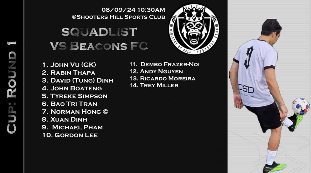 Into cup action this week! Can we get a cup run going this season!? 
⚽️⚽️⚽️