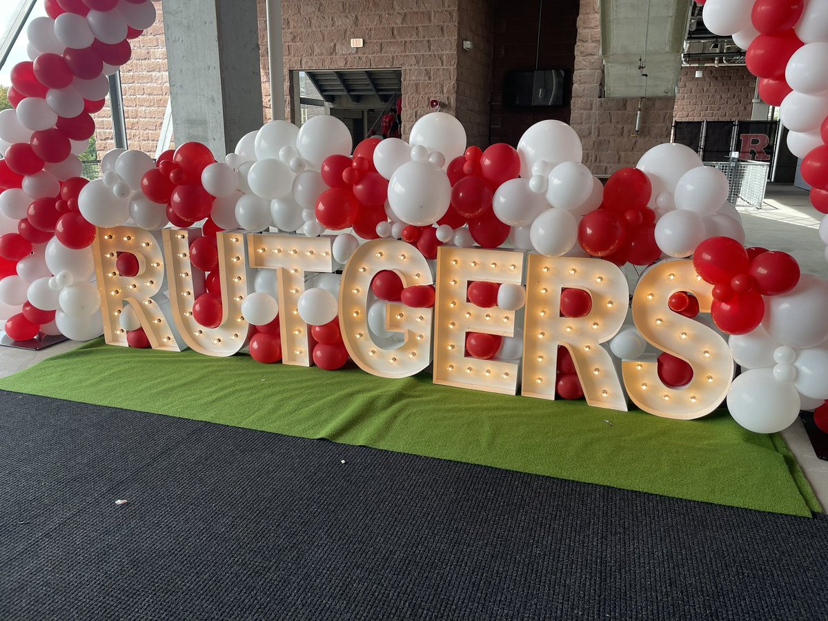 What coach waking up at 7am the morning after getting back at midnight from a football game just to take his players down to Rutgers University for a game day visit. Call me crazy but it was worth it. I need an extra day added to the weekend. Anything for my guys though!!