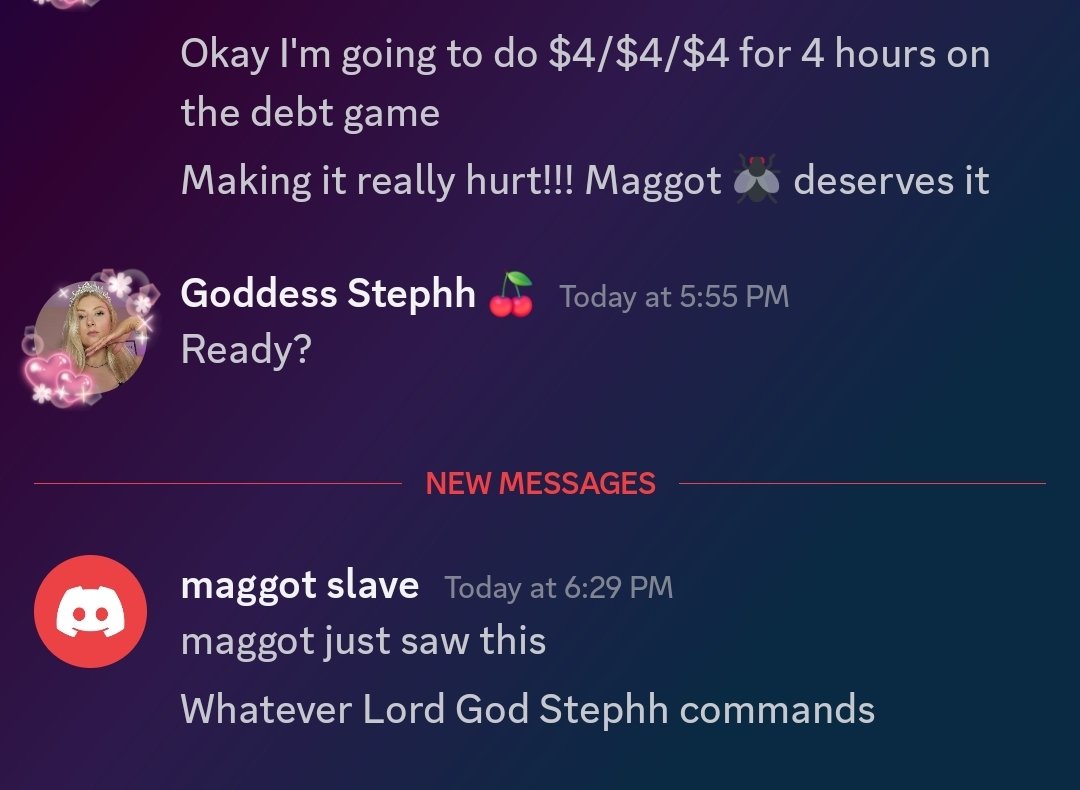 🪰 RETWEET GAME FOR MY MONEY MAGGOT ! 
let's rack up his debt and really make it hurt 

$4 / 💬
$4 / ♻️
$4/ ❤️
2 comments per account! 
All for 4 hours!! 
Let's gooooo