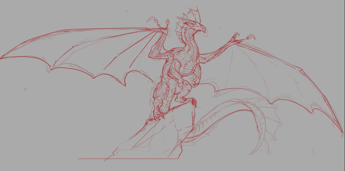 GutterBeast's tweet photo. Another dragon comm! A young silver drake! https://t.co/j763l7nQiJ