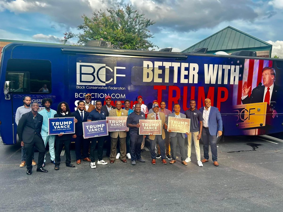 CJ Pearson (@thecjpearson) on Twitter photo Just spoke with <a href="/BCFPresident/">Diante Johnson</a>.
Should the Black Voters for Trump Bus Tour head to the BRONX next week for a post-debate victory lap?
We are forcing the Democrats to compete EVERYWHERE. Just spoke with <a href="/BCFPresident/">Diante Johnson</a>.
Should the Black Voters for Trump Bus Tour head to the BRONX next week for a post-debate victory lap?
We are forcing the Democrats to compete EVERYWHERE.
