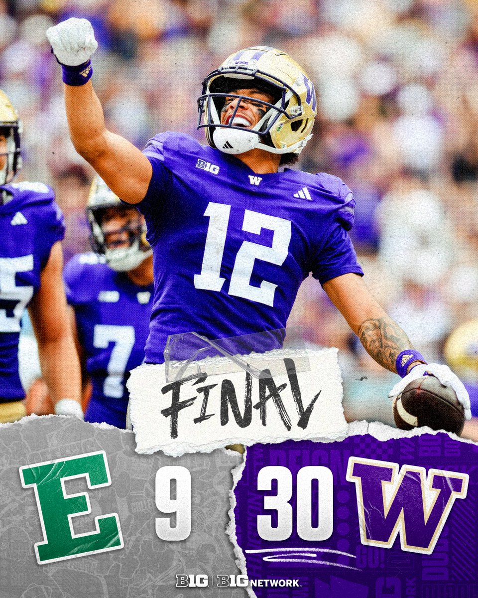 B1Gfootball's tweet image. That’s 16 straight dubs at home for @UW_Football ‼️

#B1GFootball
