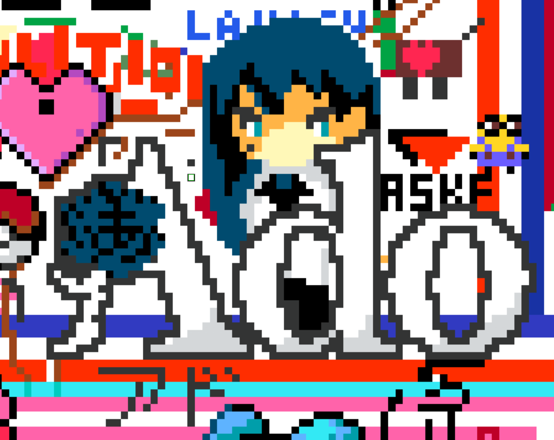 DamienMarill's tweet photo. J'ai amélioré le pixel art avec un chibi et en intégrant des modifications que des personnes ont faites dessus.
Si certains veulent aider, voilà le lien de l'overlay, et le screen de son état actuel.
https://t.co/kiUnWKElPX https://t.co/fupkO27lLA