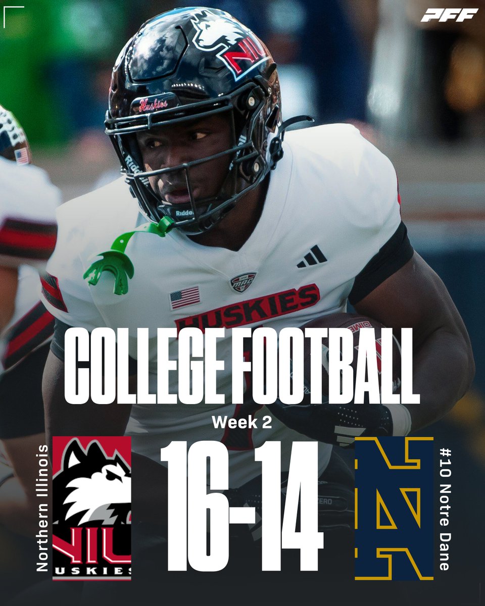 NORTHERN ILLINOIS UPSETS NOTRE DAME🤯